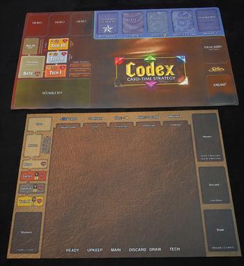 Comparison to original playmat