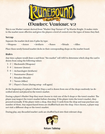 This is our approach to a wildly improved market mechanic.