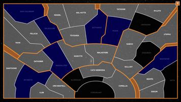 There are options to mark systems that have been explored by probe droid (black), by other means such as loyalty, subjugation, or intel (blue), and flag systems (red, not pictured).