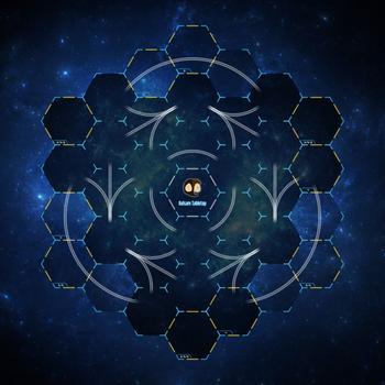 6-player Galaxy Mat with Hyperlanes