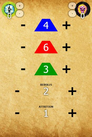 This app's main goal is to allow players to keep a count of any dice they get without spending resources when they achieve higher levels.