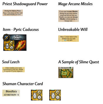 We created a few fix-it stickers per the Errata listed in the FAQ.