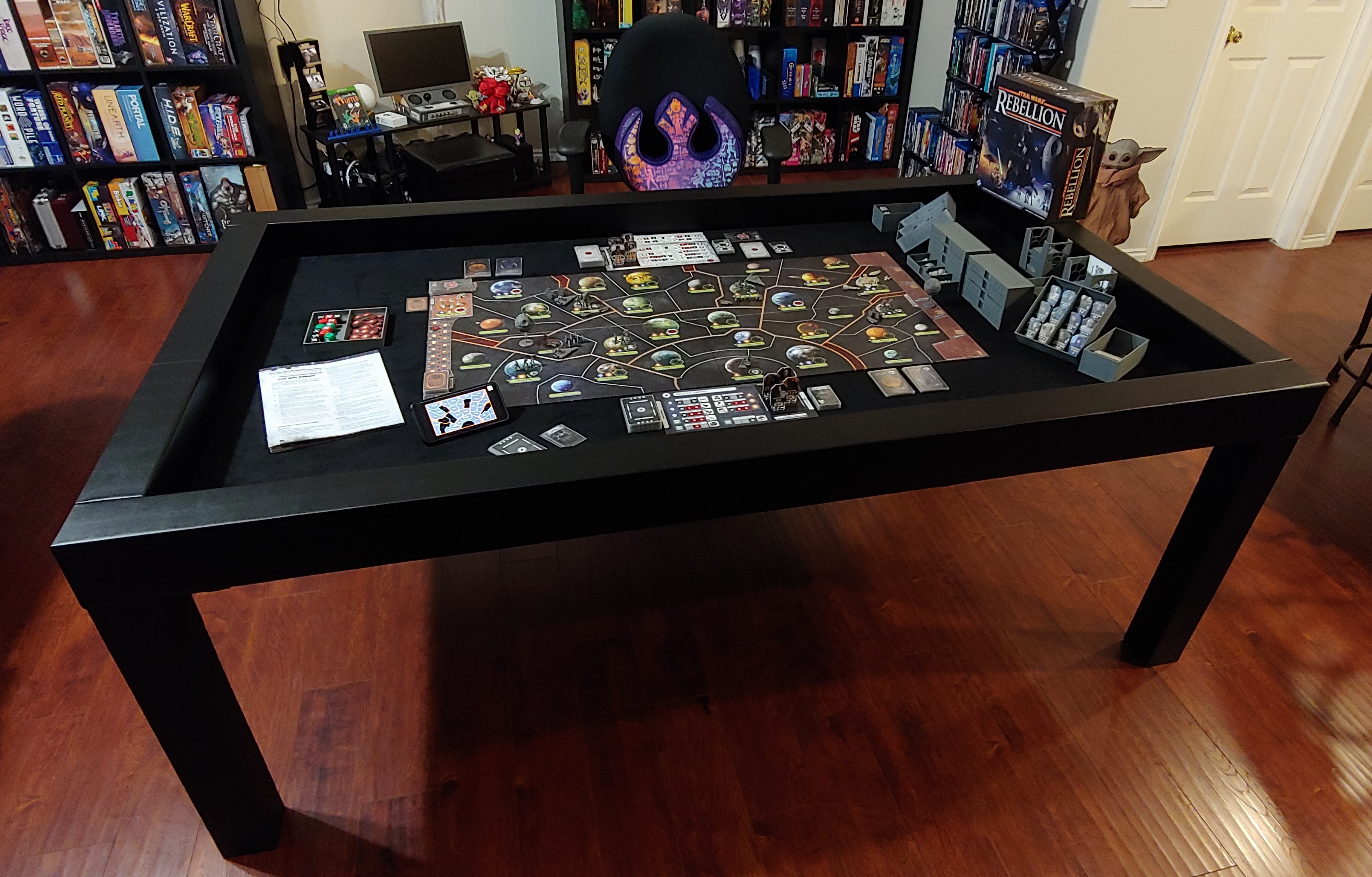 Tabletop Projects - Custom Gaming Table | Kelsam Tabletop