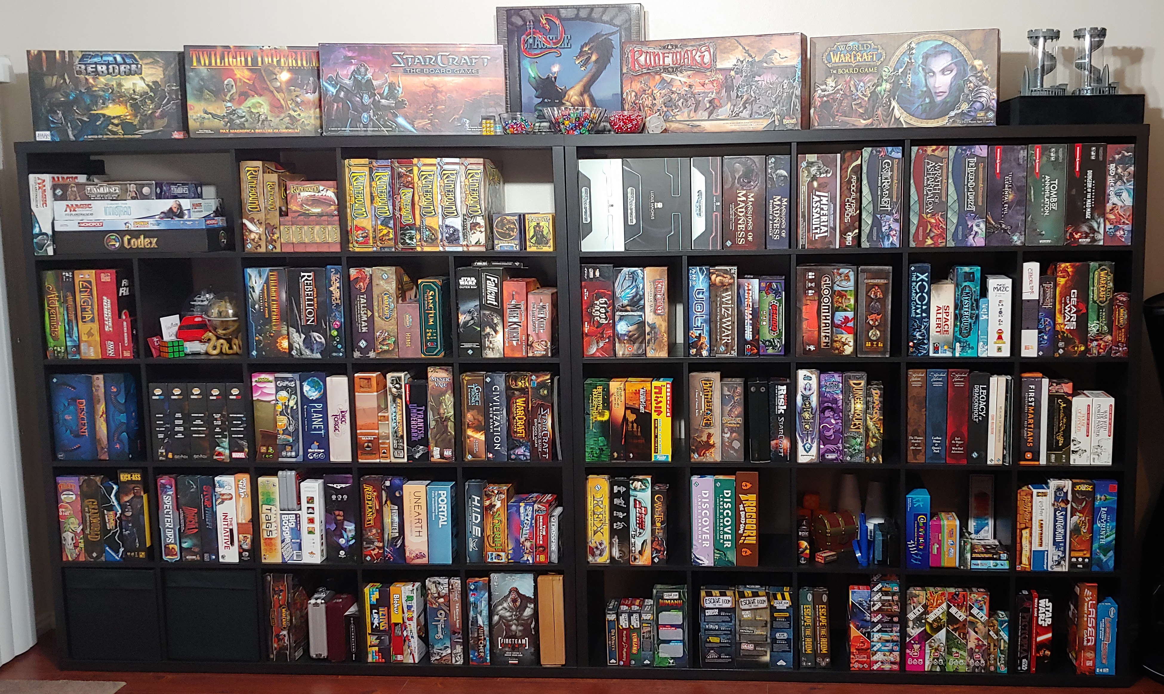 Tabletop Games Library Display Tabletop Projects - Game Storage | Kelsam Tabletop