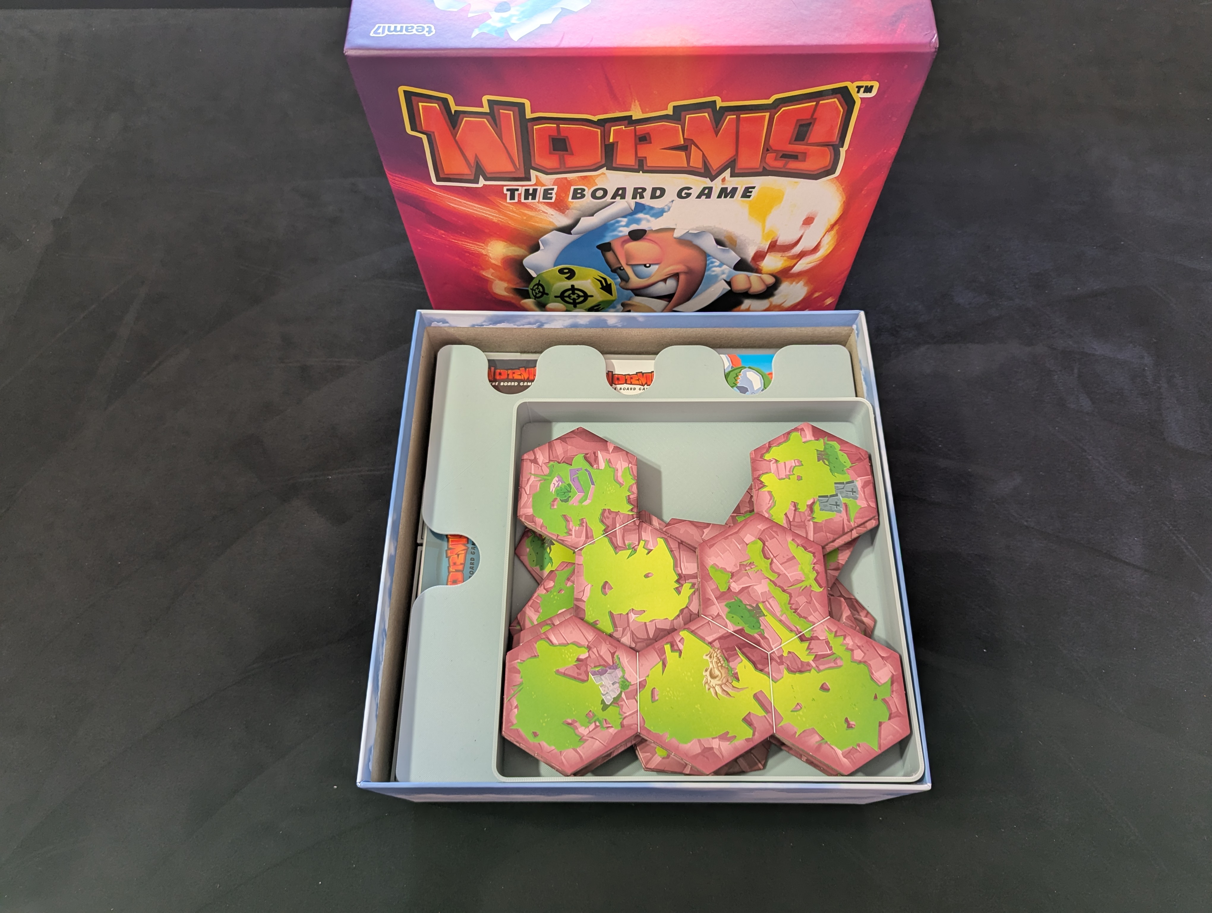 Worm Insert Worms: The Board Game - 3D Printed Insert STLs | Kelsam Tabletop